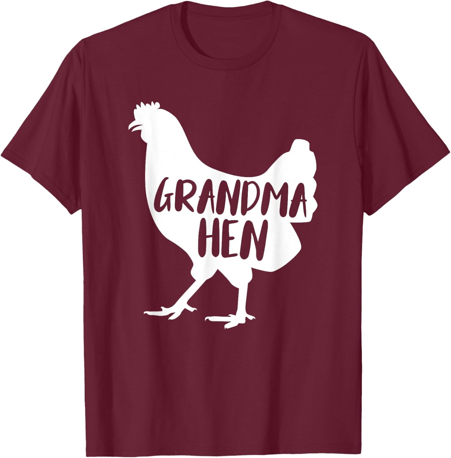 Grandma Hen For Chicken Lover Funny Farmer T-Shirt - T-Shirt | Maroon