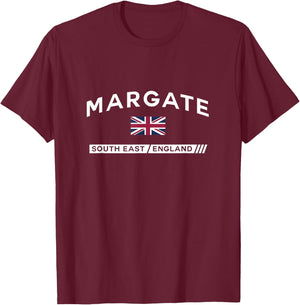 Margate, Kent, South East, England UK T-Shirt - T-Shirt | Maroon