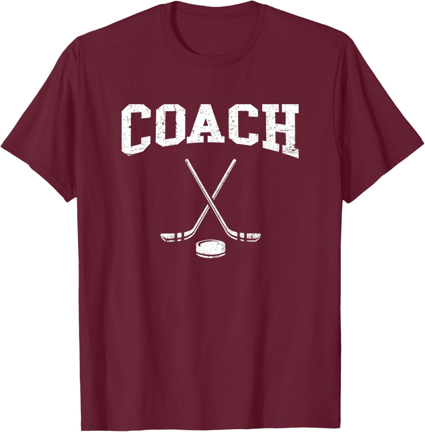 Hockey Coach T-Shirt - T-Shirt | Maroon