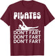 Pilates Gifts -Adults Black Modern Fun Yoga Small Short Sleeve T-Shirt - T-Shirt | Maroon
