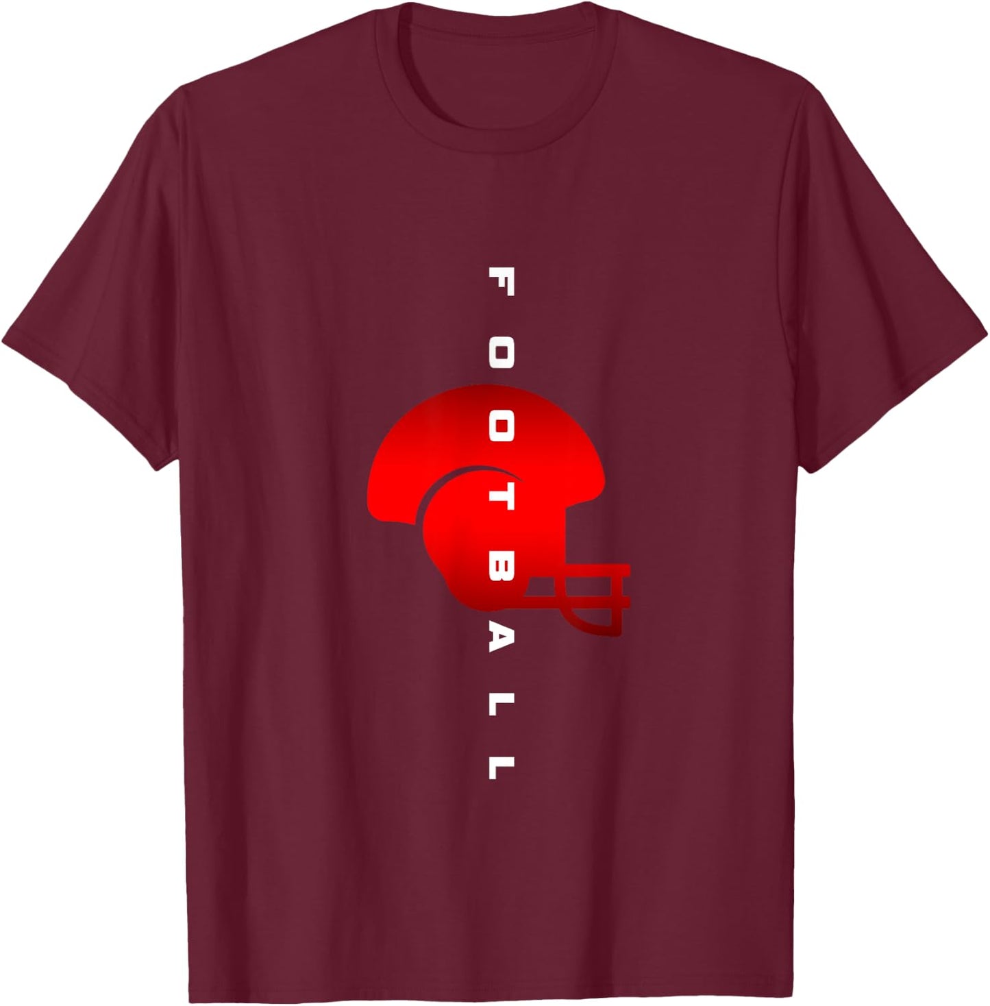 Football Apparel - Football T-Shirt - T-Shirt | Maroon