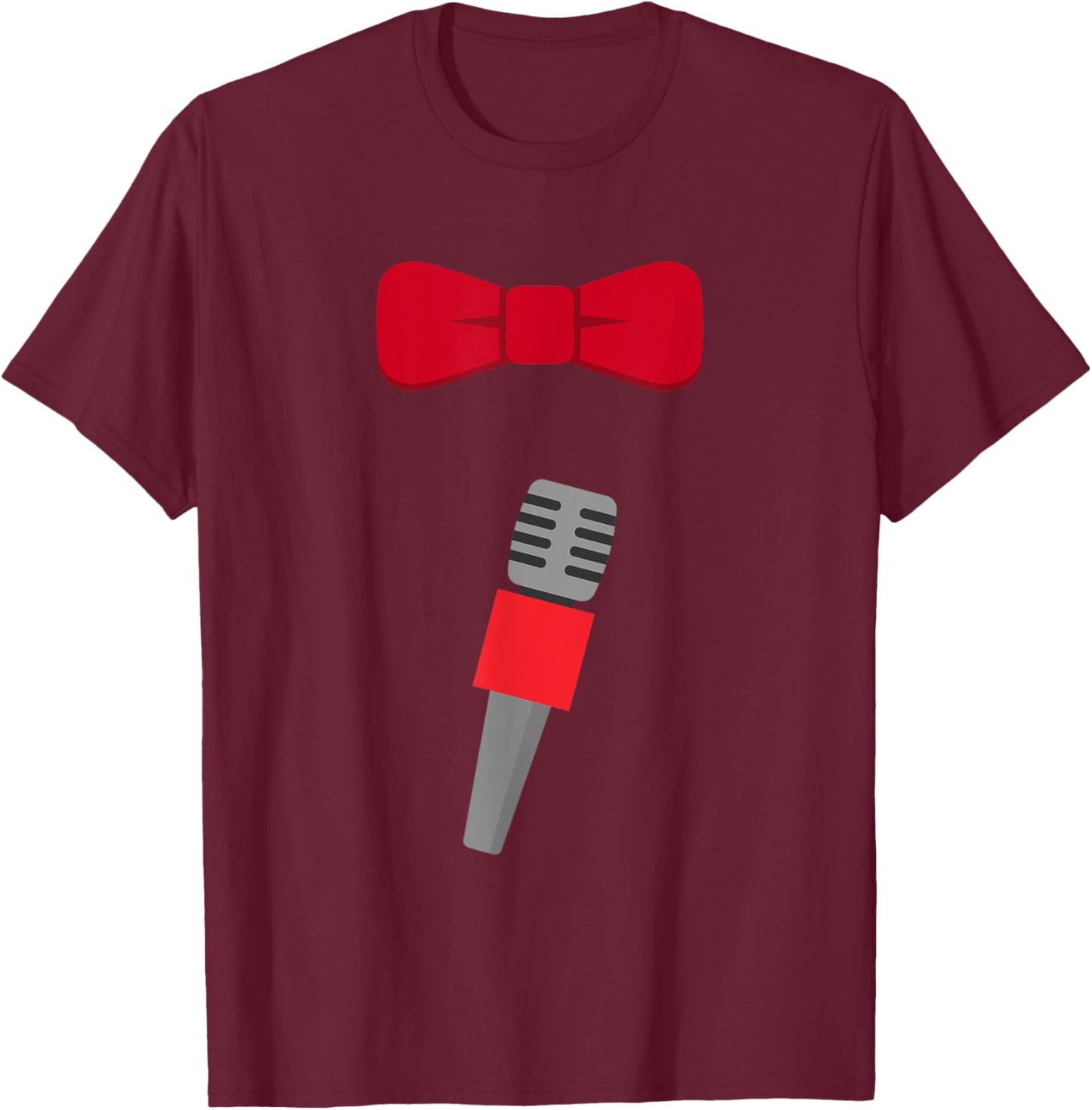 Game Show Host Funny Group Halloween Costume Matching T-Shirt - T-Shirt | Maroon