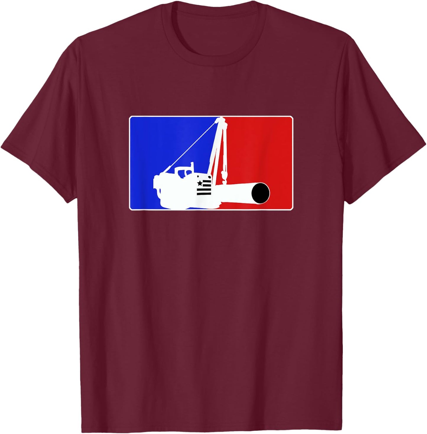 Pipeliner Red, White, and Blue T-Shirt - T-Shirt | Maroon