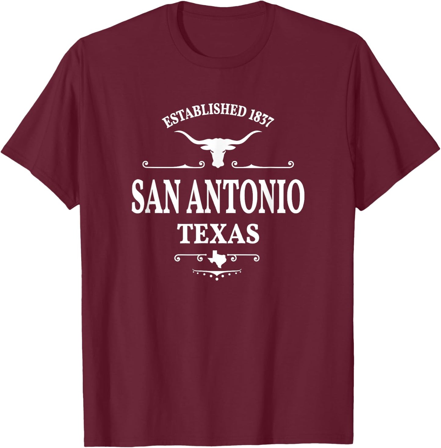 San Antonio T-Shirt - T-Shirt | Maroon