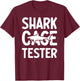 Shark Cage Tester Funny Amputee Amputation Surgery Recovery T-Shirt - T-Shirt | Maroon