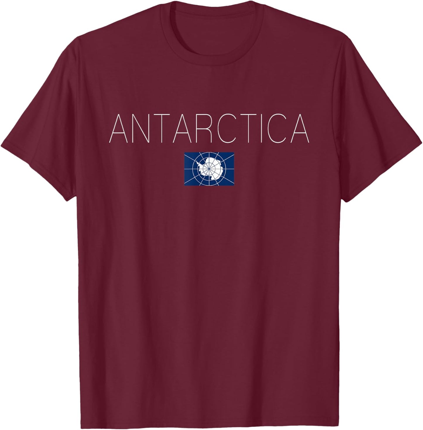 Antarctica T-Shirt - T-Shirt | Maroon