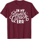 Retro In My Dance Coach Era Back To School sport coaching T-Shirt - T-Shirt | Maroon