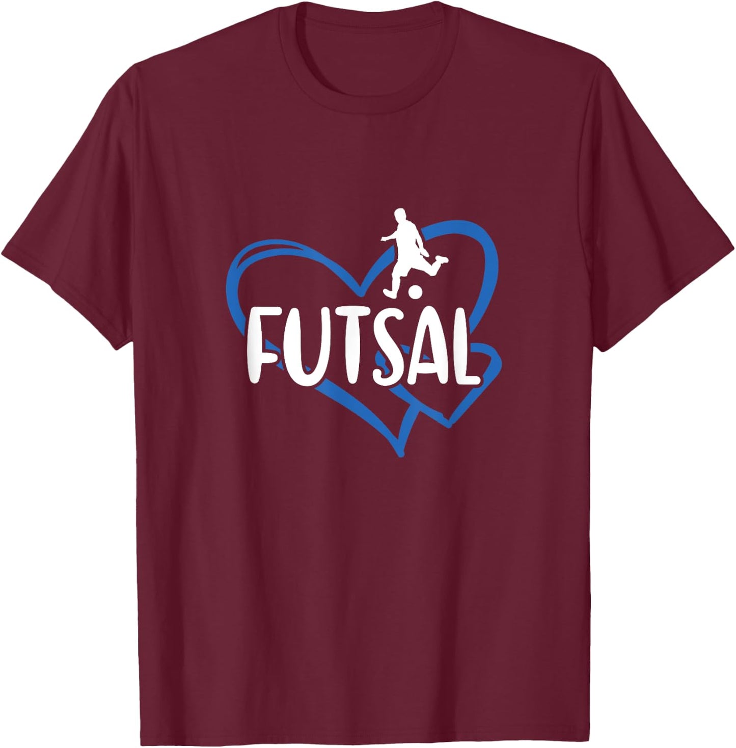 Sport Heart Futsal T-Shirt - T-Shirt | Maroon