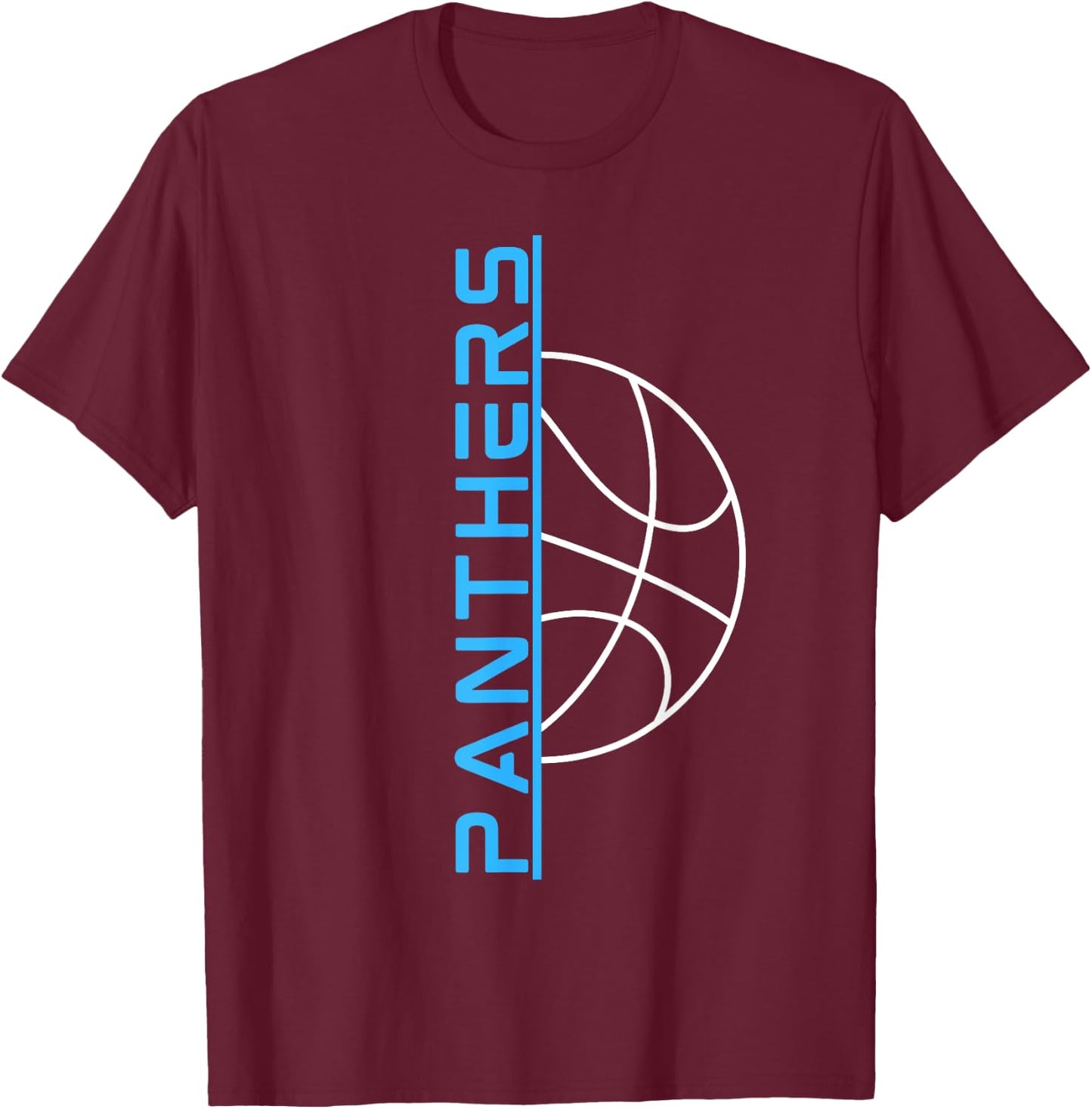 Panthers Basketball T-Shirt - T-Shirt | Maroon