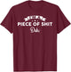 Im a Piece of Shit Duh Men Women Halloween No Costume T-Shirt - T-Shirt | Maroon
