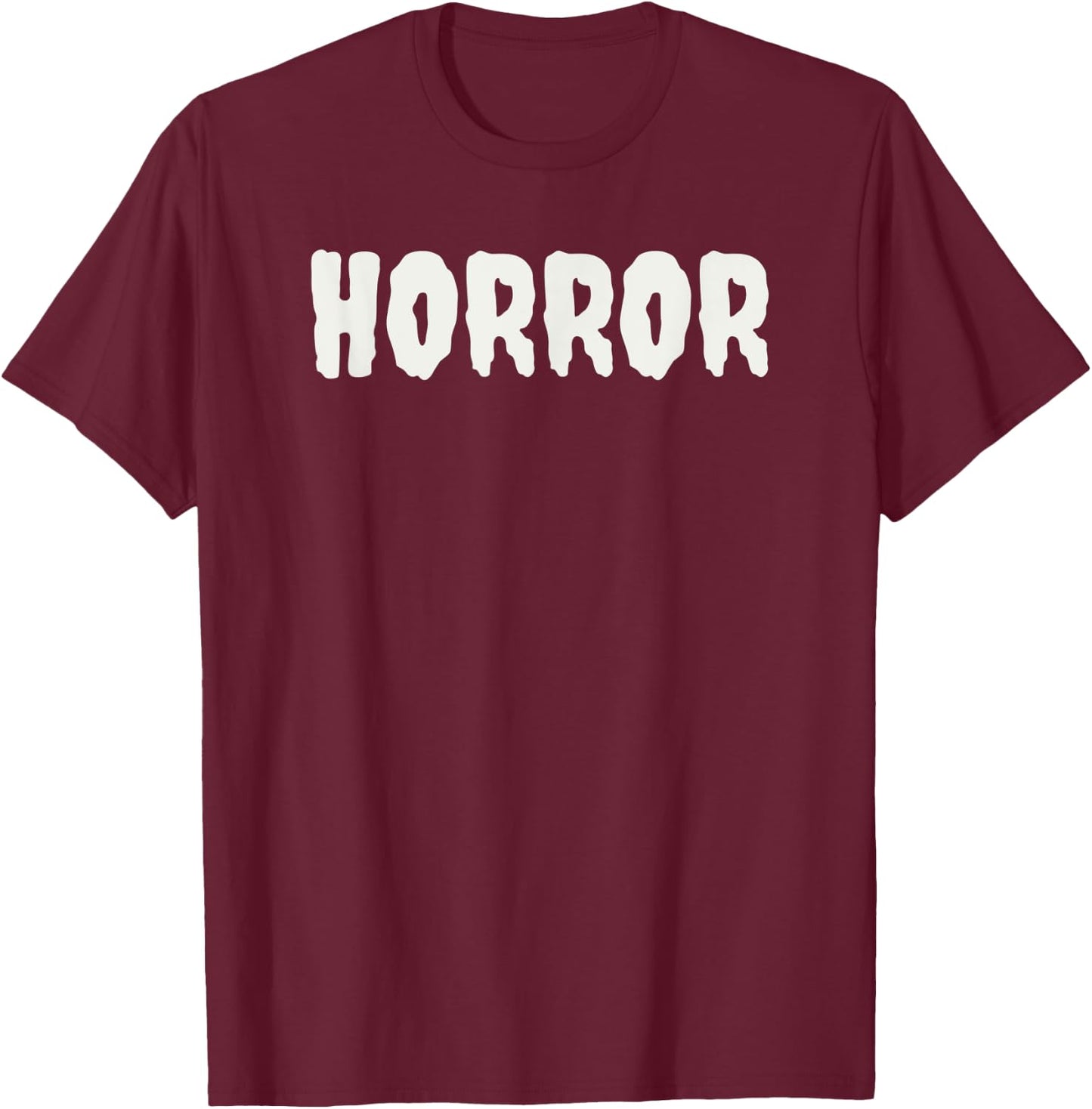 Horror T-Shirt - T-Shirt | Maroon