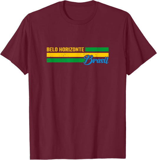 Belo Horizonte Brazil Vacation Souvenir T-Shirt - T-Shirt | Maroon