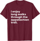Funny Hiking Dates Romantic Hiking Appalachian Trail T-Shirt - T-Shirt | Maroon