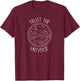 Trust The Universe Inspirational Spiritual Positive Vibes T-Shirt - T-Shirt | Maroon