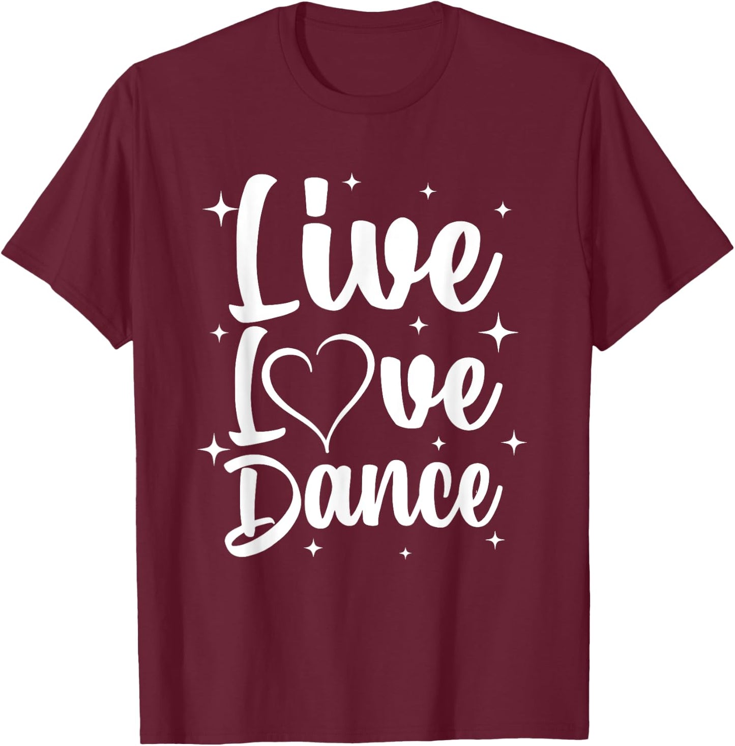 Cute Dance Art For Dancers Men Women Boys Girls Jazz Dancing T-Shirt - T-Shirt | Maroon