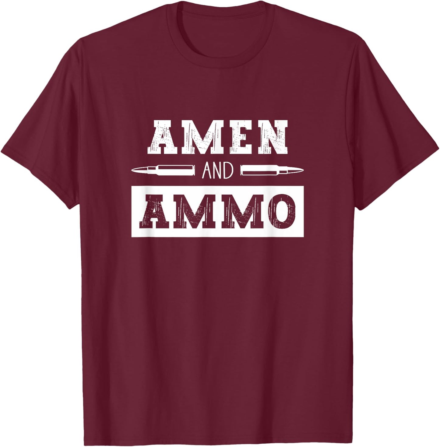 Jesus Gun Second Amendment Christian Apparel God T-Shirt - T-Shirt | Maroon