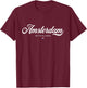 Amsterdam Netherlands Retro Vintage T-Shirt - T-Shirt | Maroon