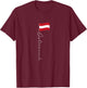 Austria Signature Flag Pole - Patriotic Austrian Flag Women Kids Men T-Shirt - T-Shirt | Maroon