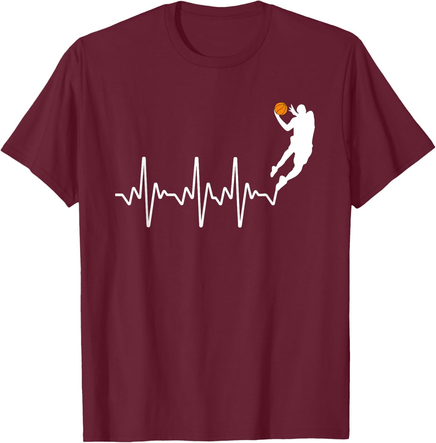 Cute Basketball Women Player Coach Basketball Lovers T-Shirt - T-Shirt | Maroon