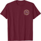Carpinteria California Beach CA Retro Surfer Front & Back Men Women T-Shirt - T-Shirt | Maroon