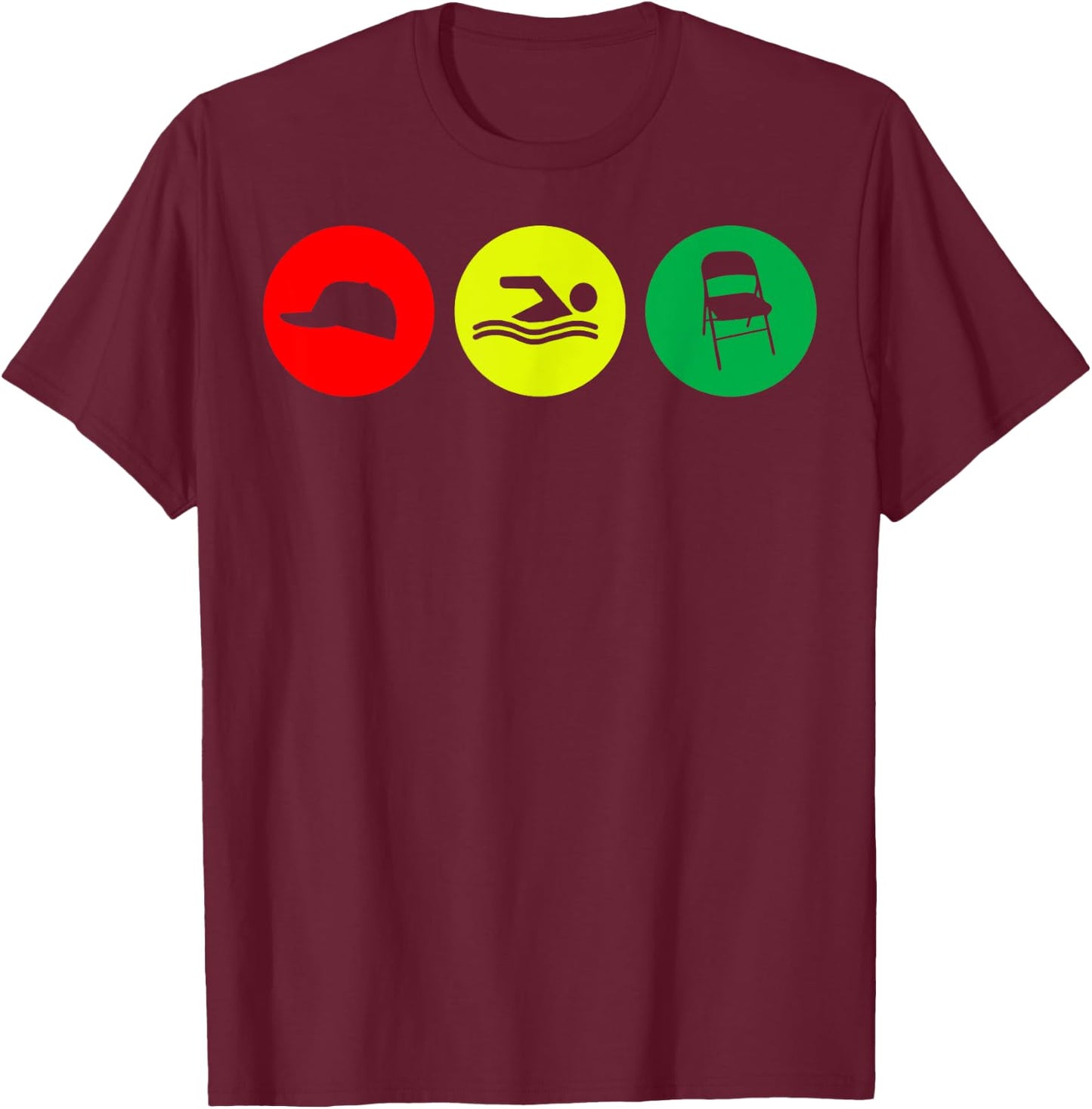 Alabama Brawl Boat Fight Folding Chair T-Shirt - T-Shirt | Maroon