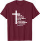Romans 12:2 12 2 God Jesus Religious Quote Christian Salty T-Shirt - T-Shirt | Maroon