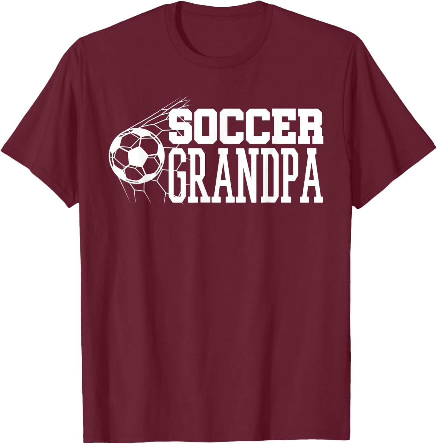 Soccer Grandpa T-Shirt - T-Shirt | Maroon
