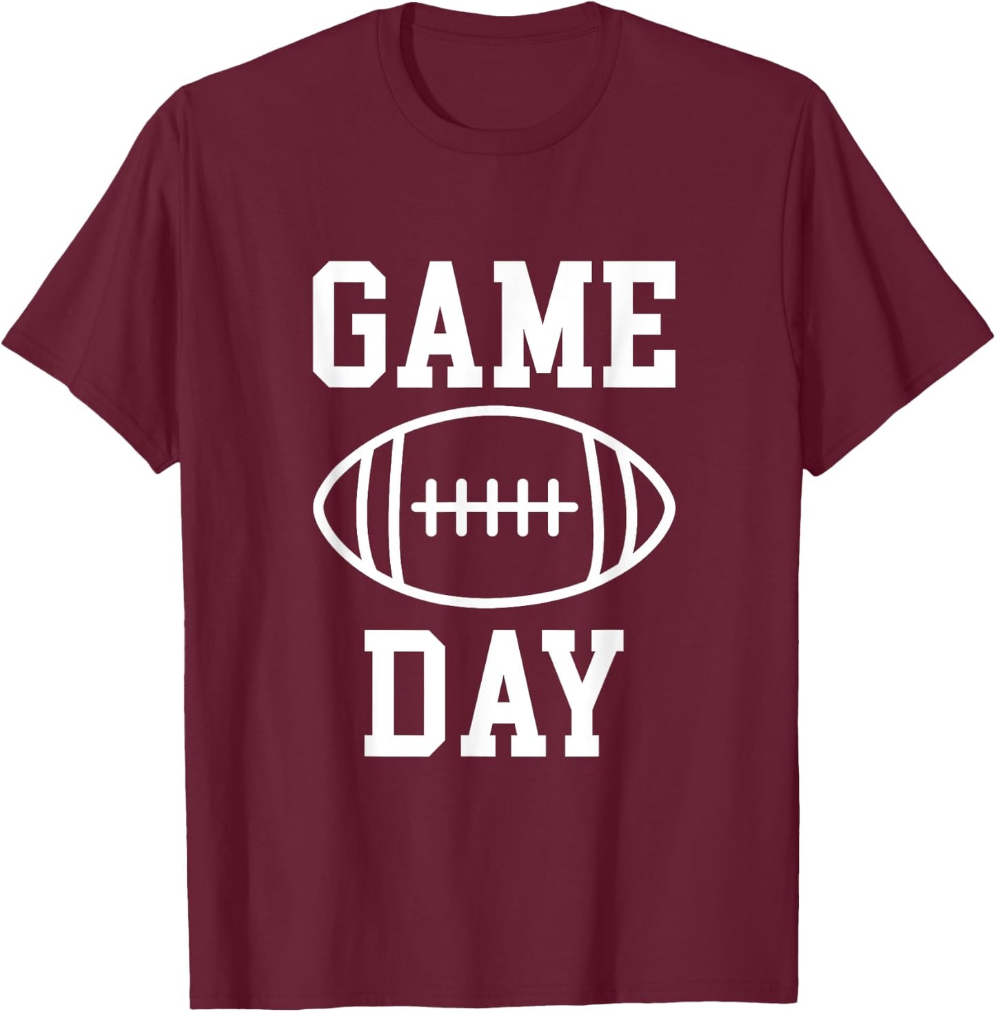 Game Day - Football - Throwback Design - Classic T-Shirt - T-Shirt | Maroon