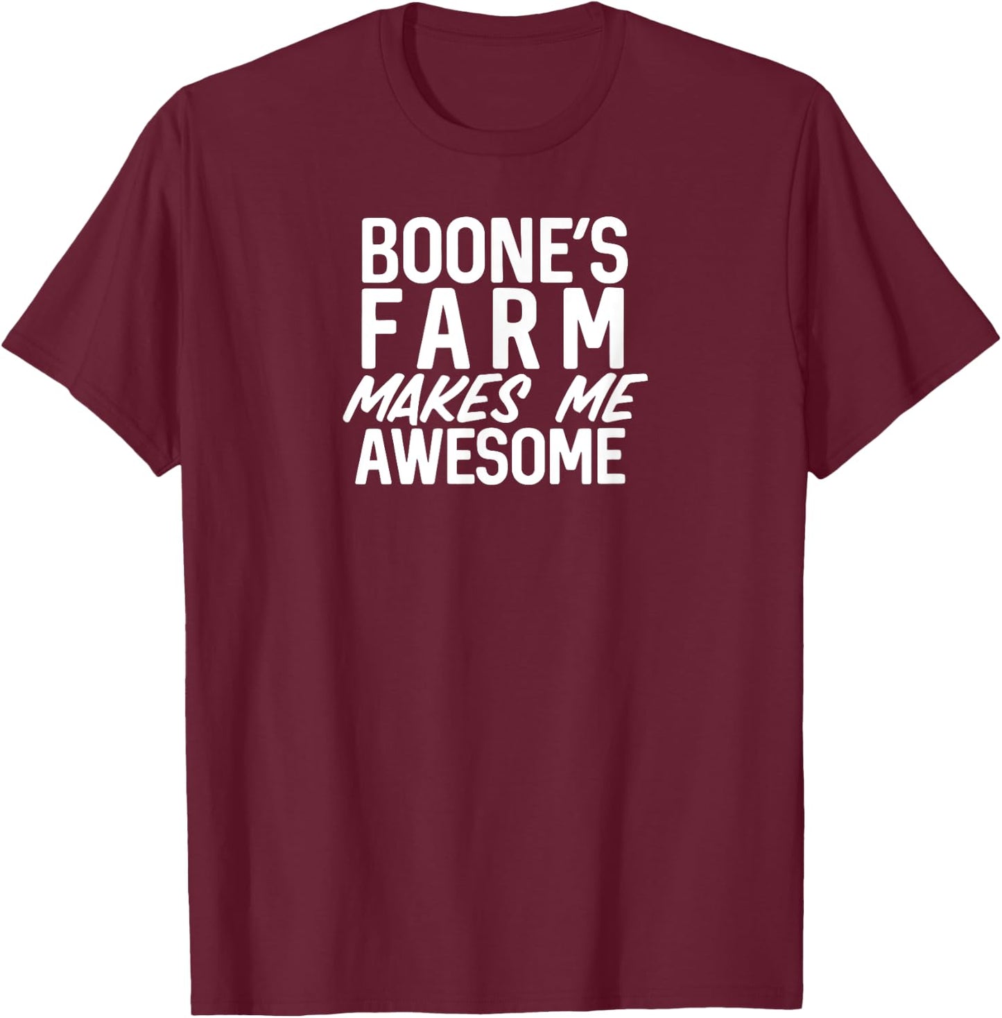 May Contain Boone, Farm Funny Wine Alcohol T-Shirt - T-Shirt | Maroon