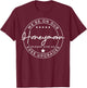 We're On Our Honeymoon - Matching Couple Wedding Newlywed T-Shirt - T-Shirt | Maroon