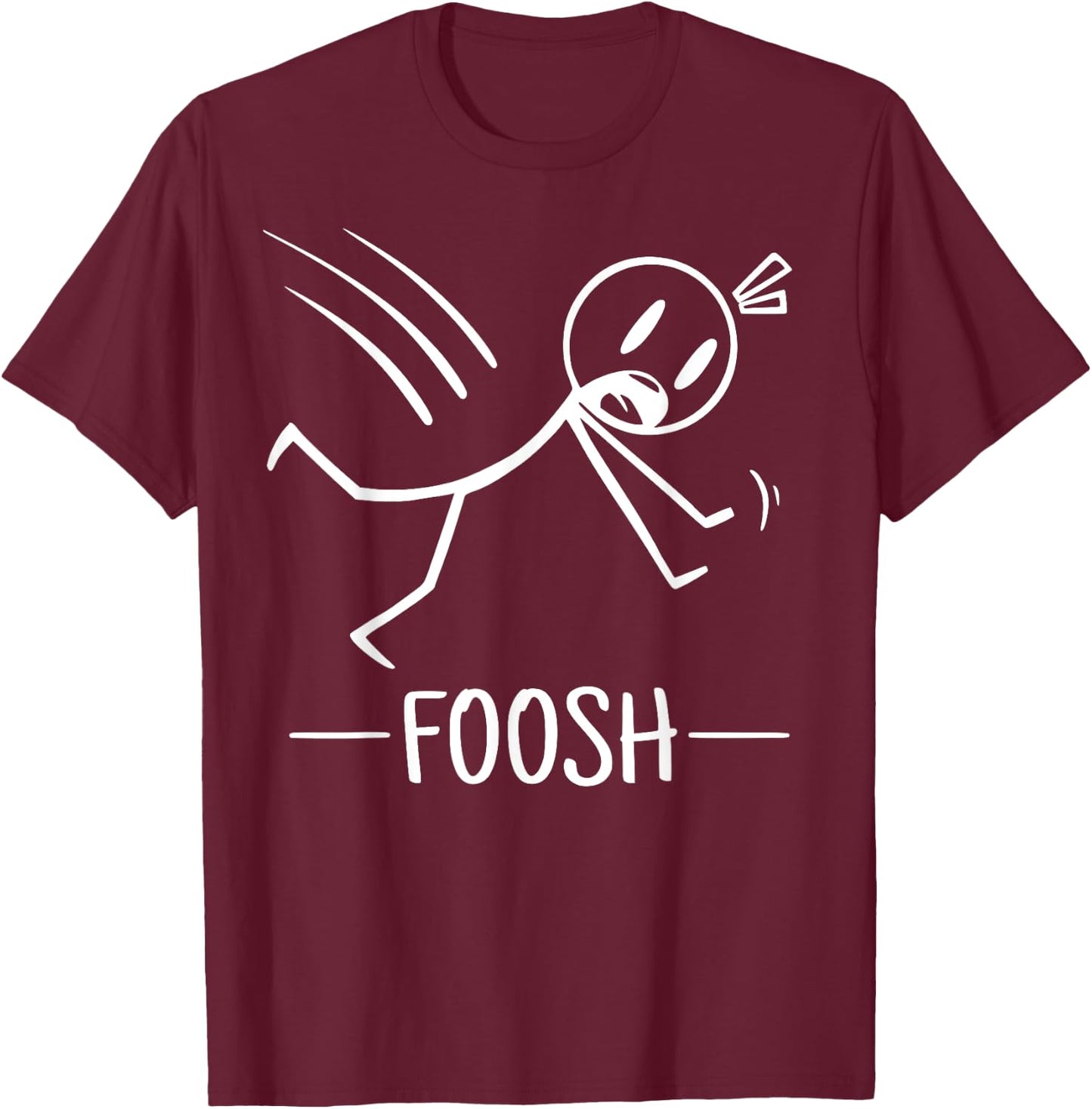 FOOSH Fall On Outstretched Hands Surprised design T-Shirt - T-Shirt | Maroon