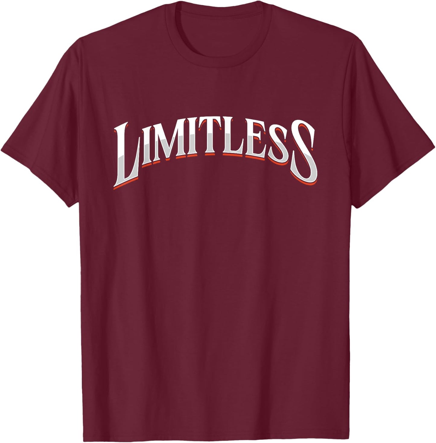 Limitless | Motivation Inspiration | Influencer Leader T-Shirt - T-Shirt | Maroon