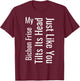 My Bichon Frise Tilts Its Head Just Like You Funny Dog Women T-Shirt - T-Shirt | Maroon