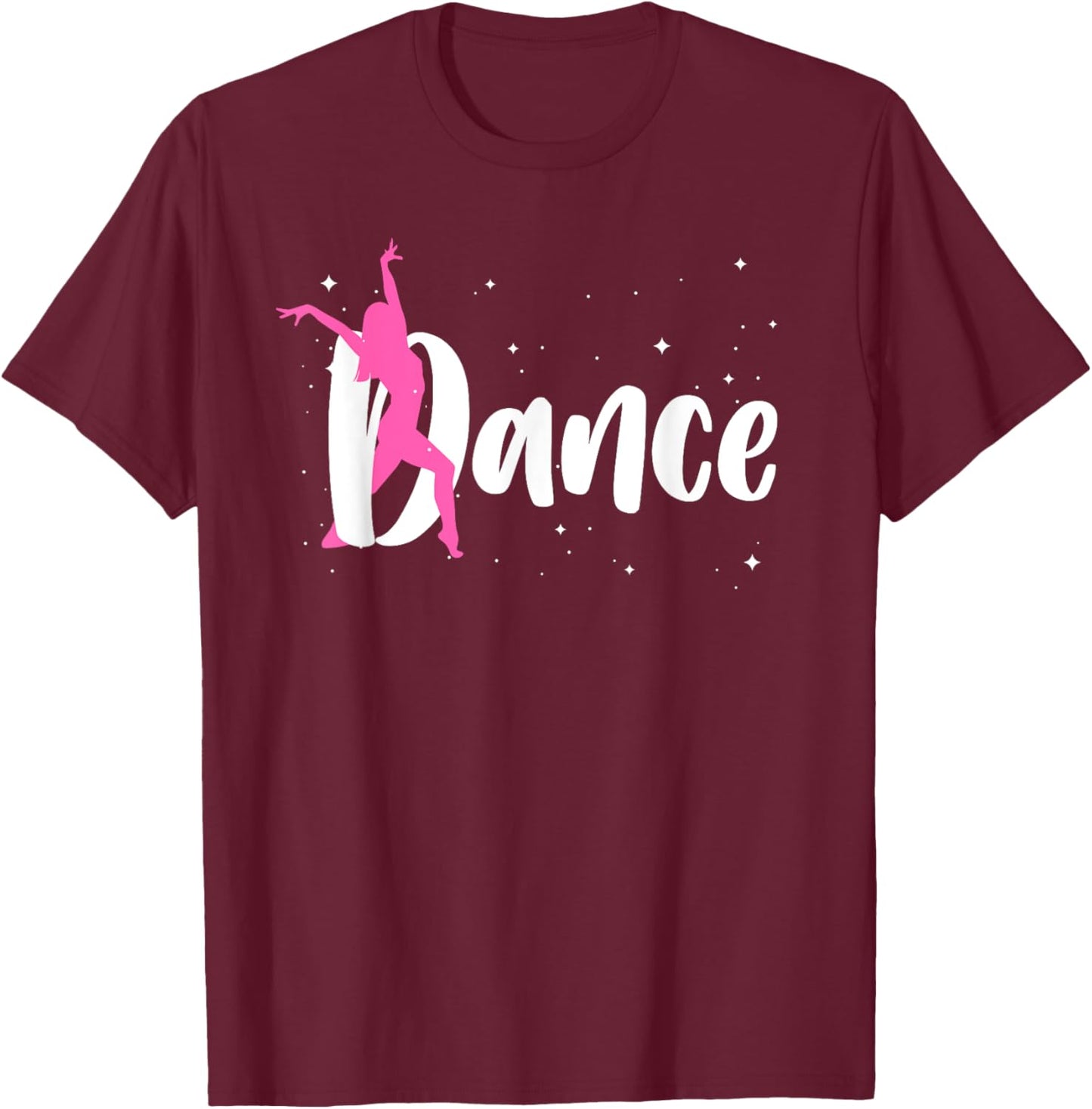 Cool Dance Girls Ballroom Lyrical Hip Hop Dancing T-Shirt - T-Shirt | Maroon