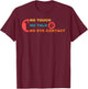 Funny No Touch No Talk No Eye Contact Dog Vintage Quote Women Girls Kids T-Shirt - T-Shirt | Maroon