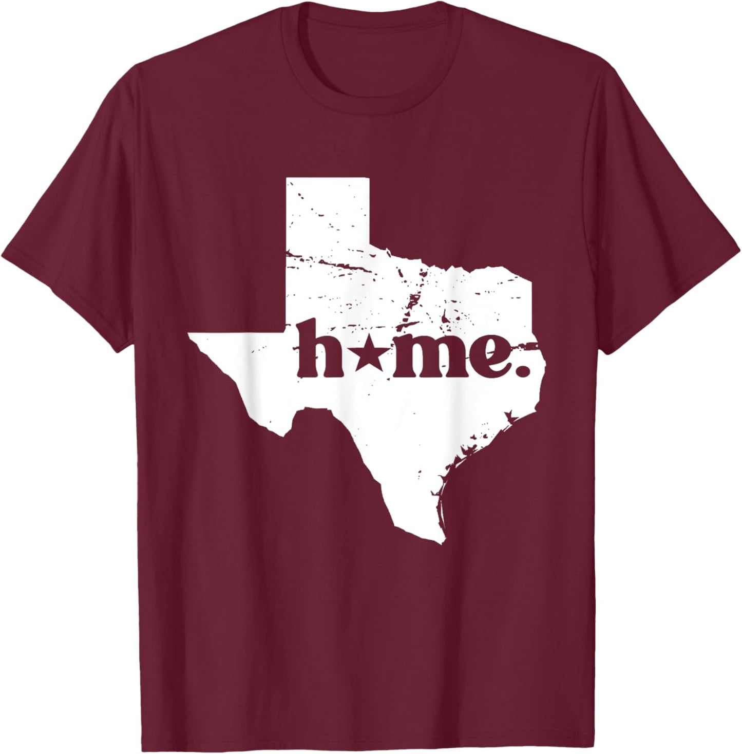 Texas Gift Huston San Antonio Howdy Longhorn Rodeo Alamo T-Shirt - T-Shirt | Maroon