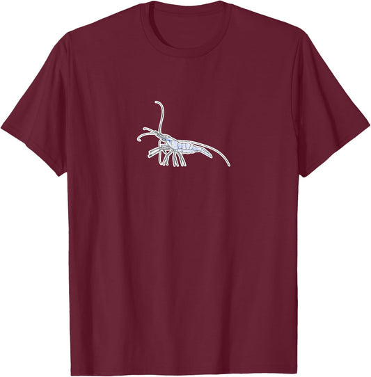 Ghost Shrimp Pet Design for proud Shrimp Fans T-Shirt - T-Shirt | Maroon