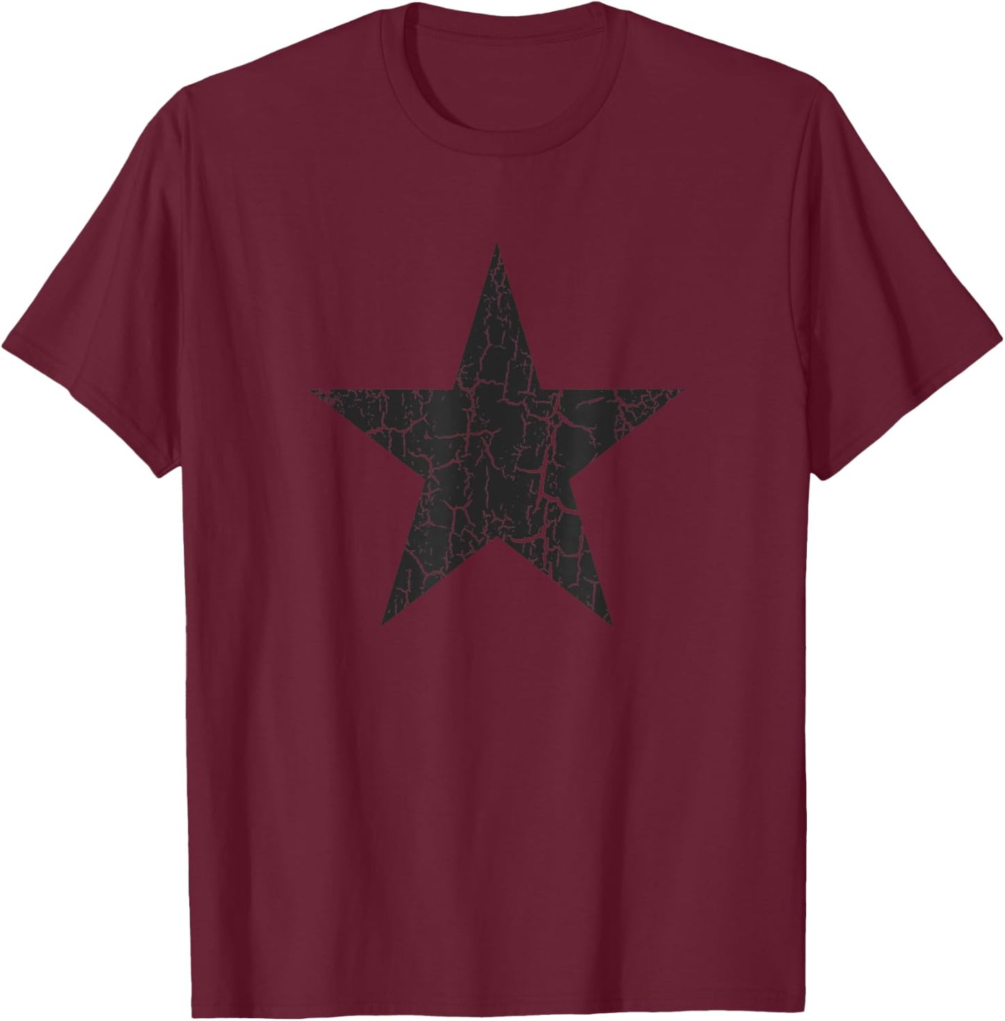 Vintage Star T-Shirt - T-Shirt | Maroon