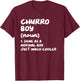 Churro Boy Definition Funny T-Shirt - T-Shirt | Maroon