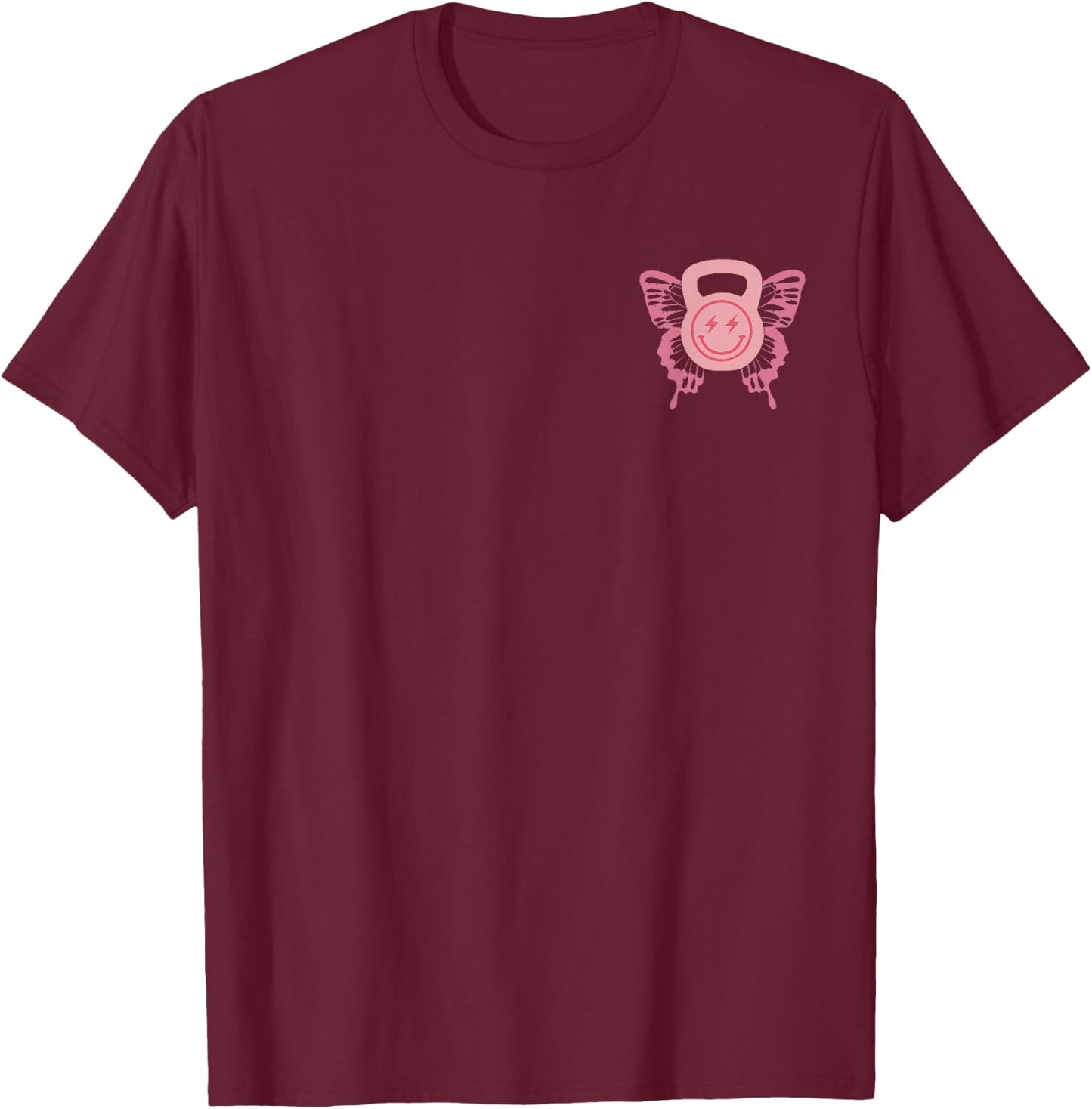 In My Lifting Era, Funny Workout Weightlifting Front & Back T-Shirt - T-Shirt | Maroon