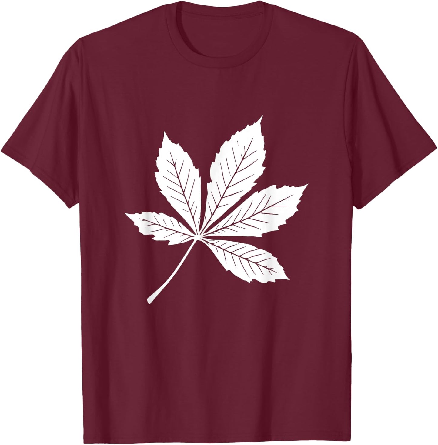 Buckeye Leaf T-Shirt - T-Shirt | Maroon