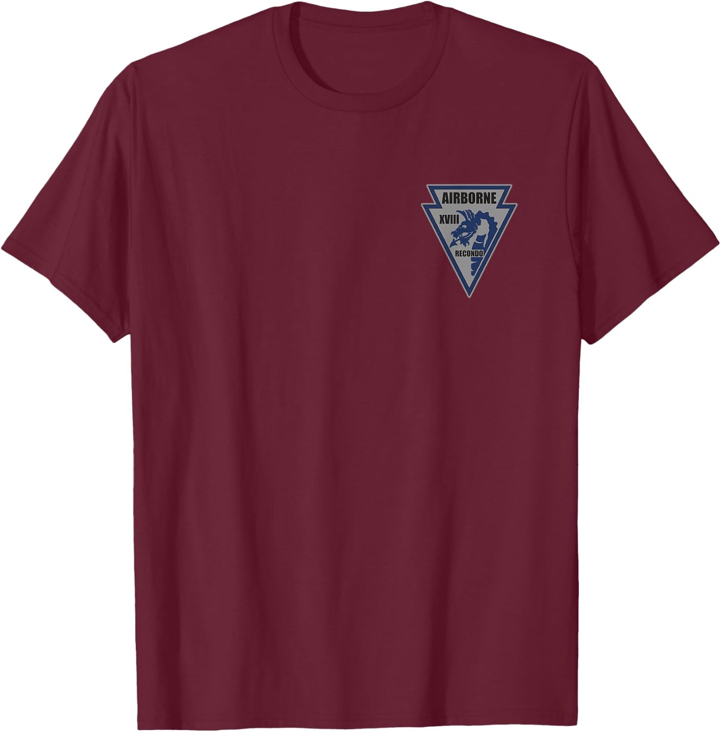 XVIII Airborne Corps Recondo Army Recon Commando Training T-Shirt - T-Shirt | Maroon