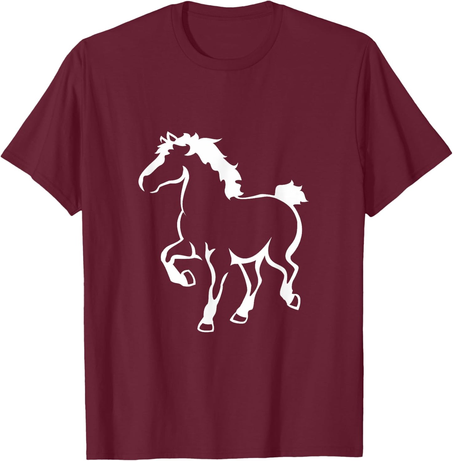 Belgian Draft Horse | Trending Draft Horse Equestrian T-Shirt - T-Shirt | Maroon
