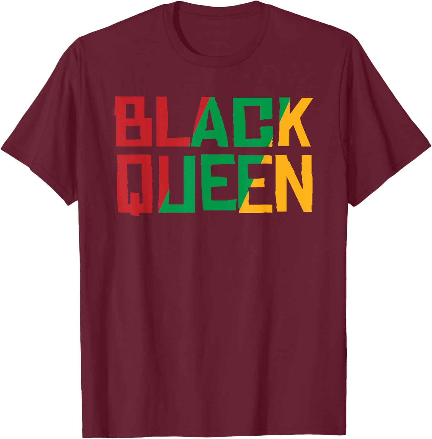 Black Queen T-Shirt - T-Shirt | Maroon