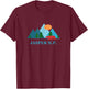 Jasper National Park in Canada Nature Vacation Souvenir T-Shirt - T-Shirt | Maroon