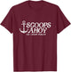 Scoops Ahoy Ice Cream Parlor Men Women Kids T-Shirt - T-Shirt | Maroon