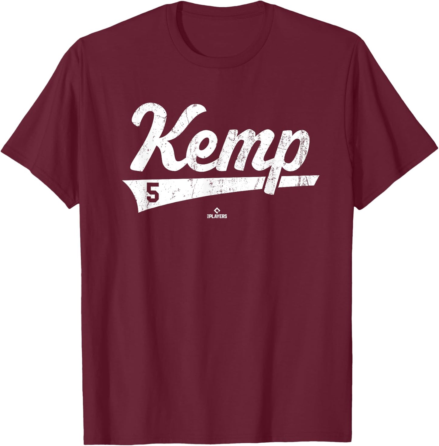Vintage Gameday Tony Kemp Oakland MLBPA T-Shirt - T-Shirt | Maroon