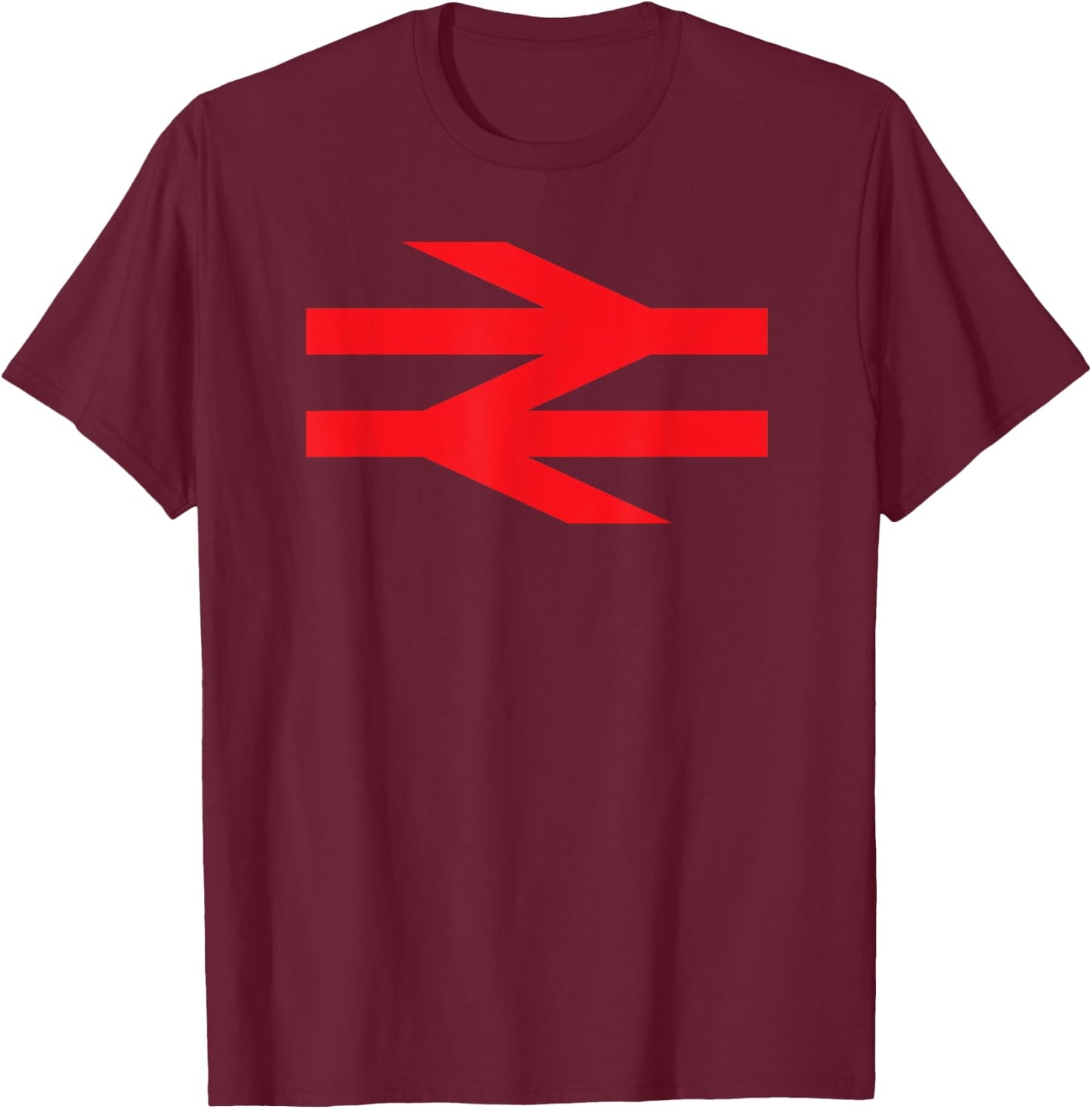 British Rail T-Shirt - T-Shirt | Maroon