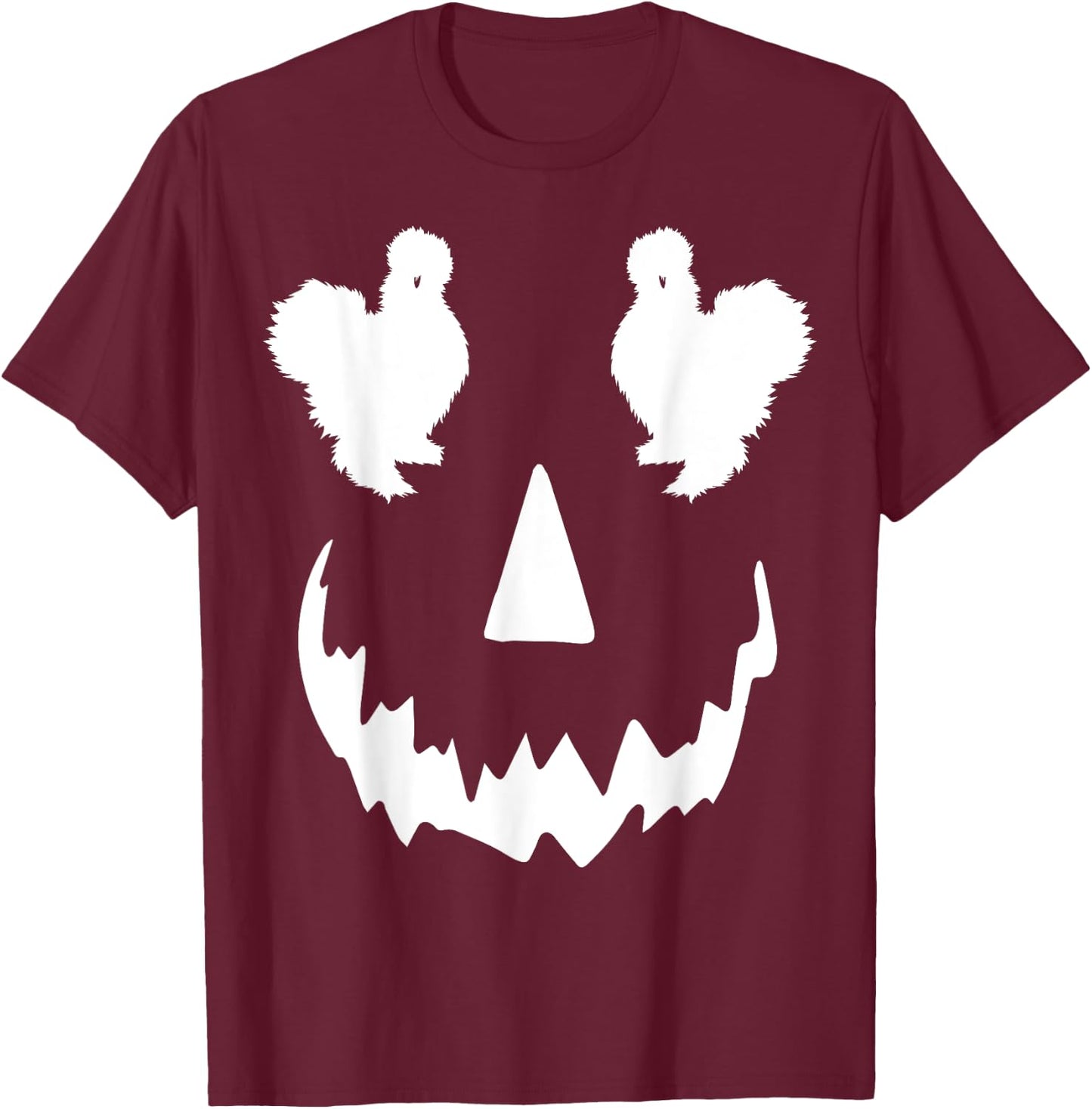 pumpkin Silkie Chicken halloween T-Shirt - T-Shirt | Maroon