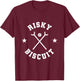 Risky Biscuit Shuffleboard Team T-Shirt - T-Shirt | Maroon